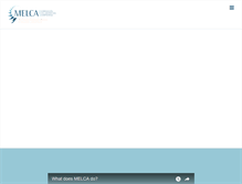Tablet Screenshot of melca.com.au